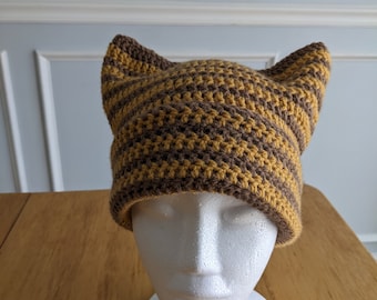 Grunge Style Cat Ear Beanie