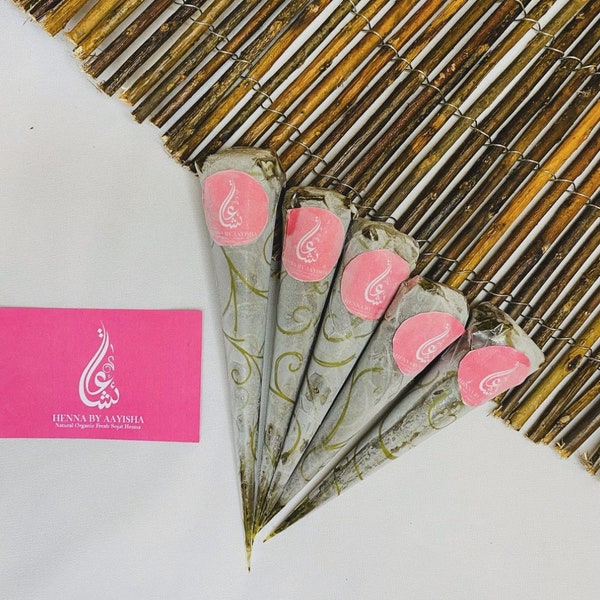 Natural Fresh Sojat Henna Cones