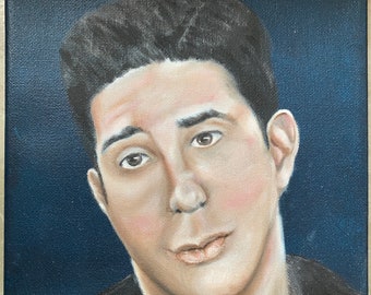 Ross Geller, 20x20cm, oil, friends