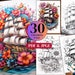 42 Rockabilly Retro Girl Coloring ,adults and Kids, Grayscale Coloring Pages, Instant Download ...