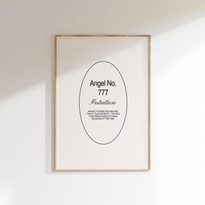 777 Angel Numbers Poster, 777 Print, Spiritual Print, Positive Affirmation, Angel Number Print, Aesthetic Poster, Alchemy, DIGITAL DOWNLOAD
