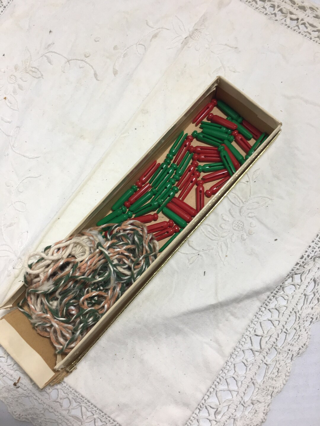 Mid Century Doll Clothes Pins & Line Etsy