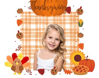 Thanksgiving Printable, Pre-K Craft,Preschool Craft, Add your Own Photo, Turkey face blank template, DIY, Class Decor, Instant Download