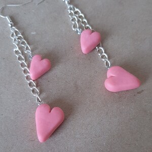 Heart Dangle Earrings