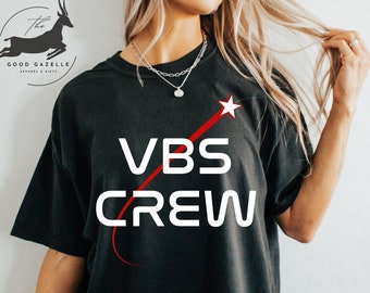 Space Themed VBS Crew T Shirts, VBS Tshirt, Stellar Galactic VBS shirt, Vacation Bible School Staff T-Shirt, Sunday School Volunteer Shirt