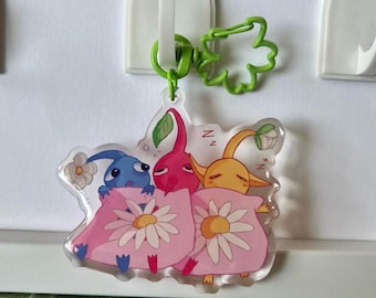 Pikmin Epoxy Keychain