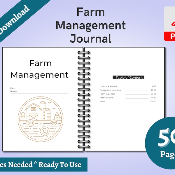 Homestead Planner Printable Pages Farm Planner Homesteading Planner Farm Planner Farm Income Planner Farm Livestock Tracker Expense Tracker