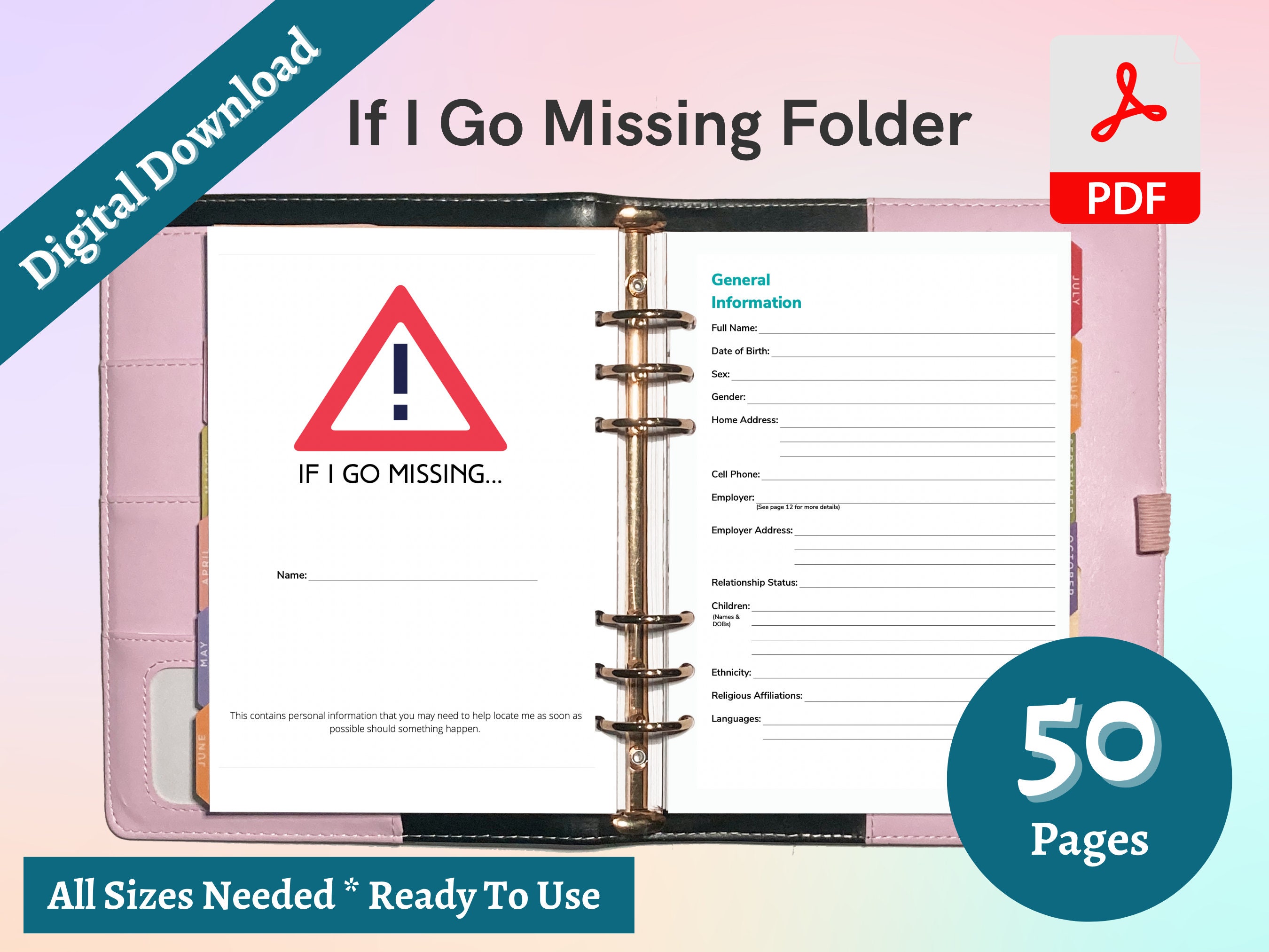 "In Case I Go Missing" Folder: Genius Or Overkill? - 4k08qiy