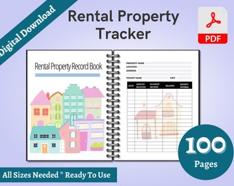 Rental Property Management Planner: Landlord Checklist, Application Ledger (PDF)