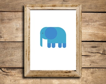 Elephant Animal nursery prints Nursery decor Nursery wall art Baby Animal prints for nursery Baby Animal Prints Baby Zoo Animal prints