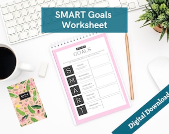 Vision Board 2023 Goals SMART GOALS Motivational Board New Year Focus New Year's Resolutions Visual Goal Setting Goal Setting Goal Worksheet