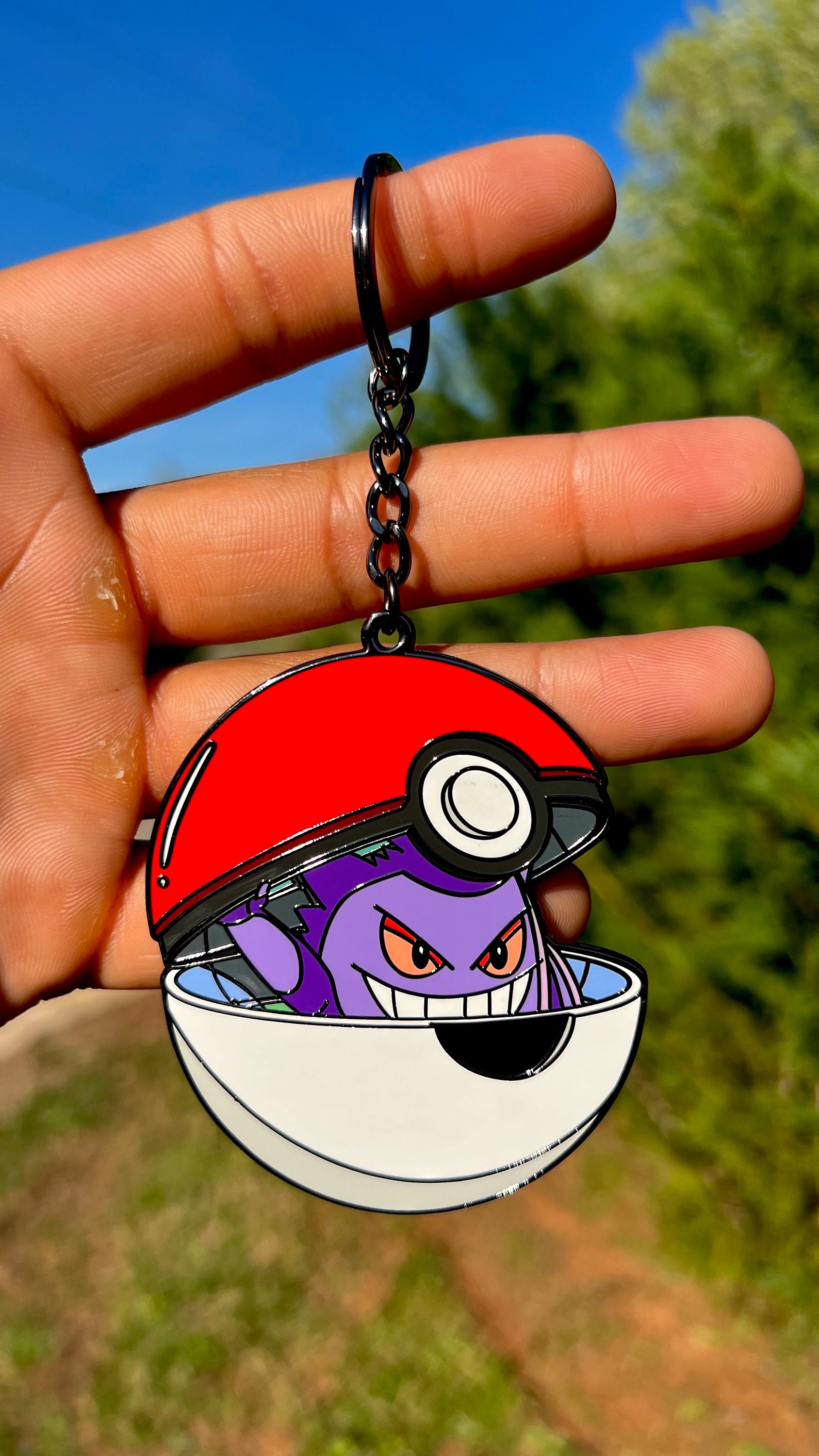 Loungefly Pokemon Ghost Types Charm Key Chain