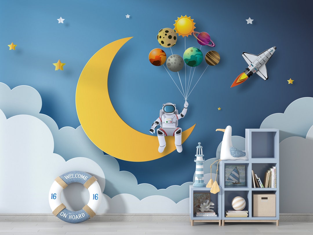 Kids Room Wallpaperkids Room Decorkids Wall Mural Kids Etsy UK