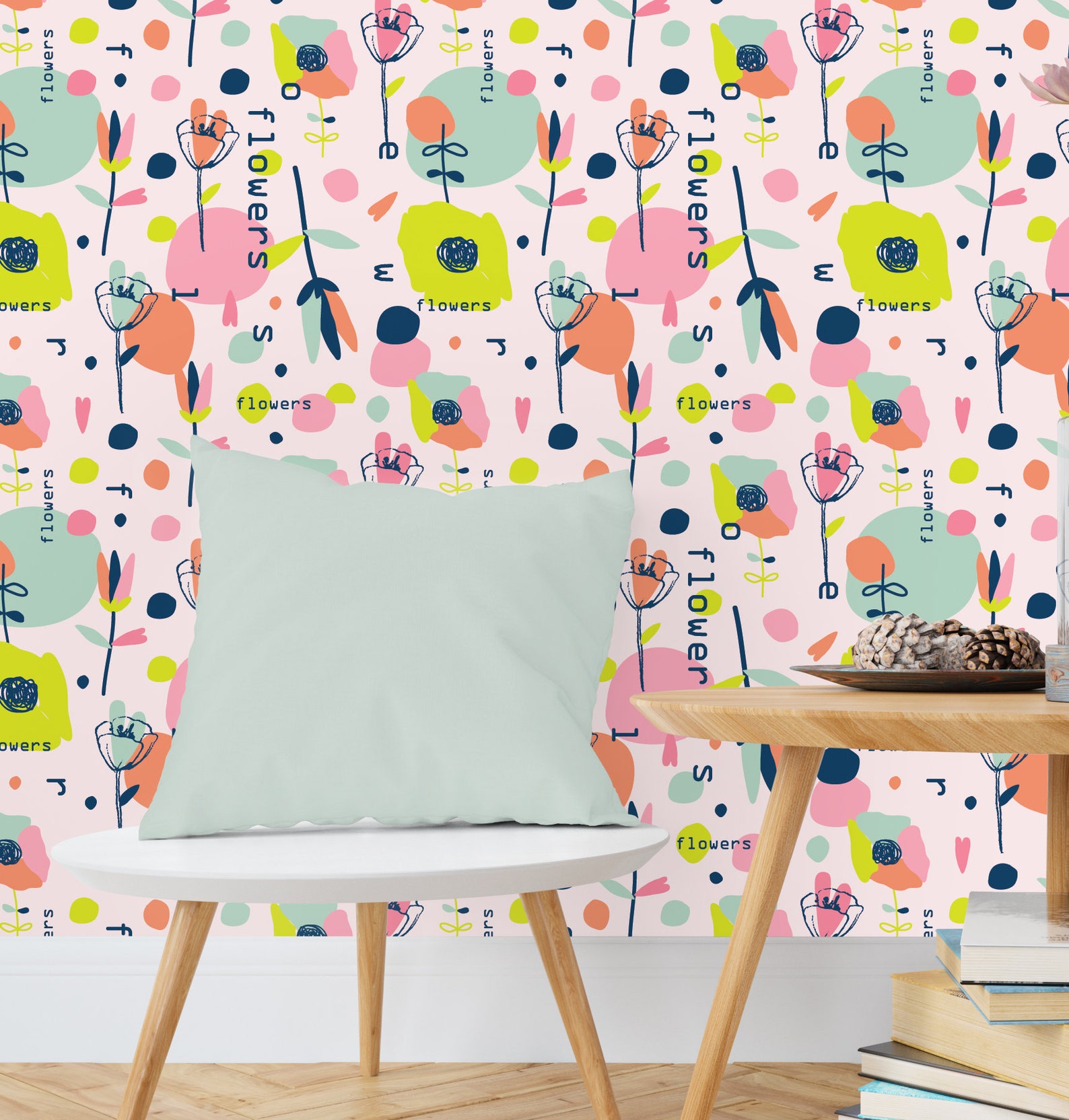 Kids Wallpapernursery Wallpaperremovable Wallpaperpeel and Etsy