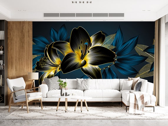 3D Flowers and Plants 457 Wall Paper Print Decal Deco Wall Mural