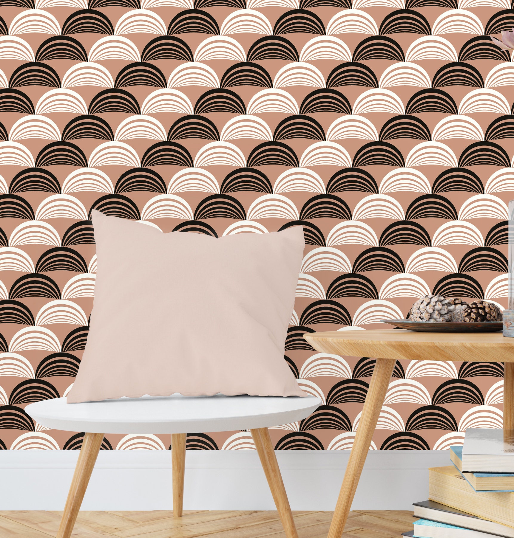 Removable Wallpaper-Self Adhesive Temporary Wallpaper-Peel and Stick-Wall Decor-Repositionable Wall Paper-Wall Mural-Geometric Wallpaper