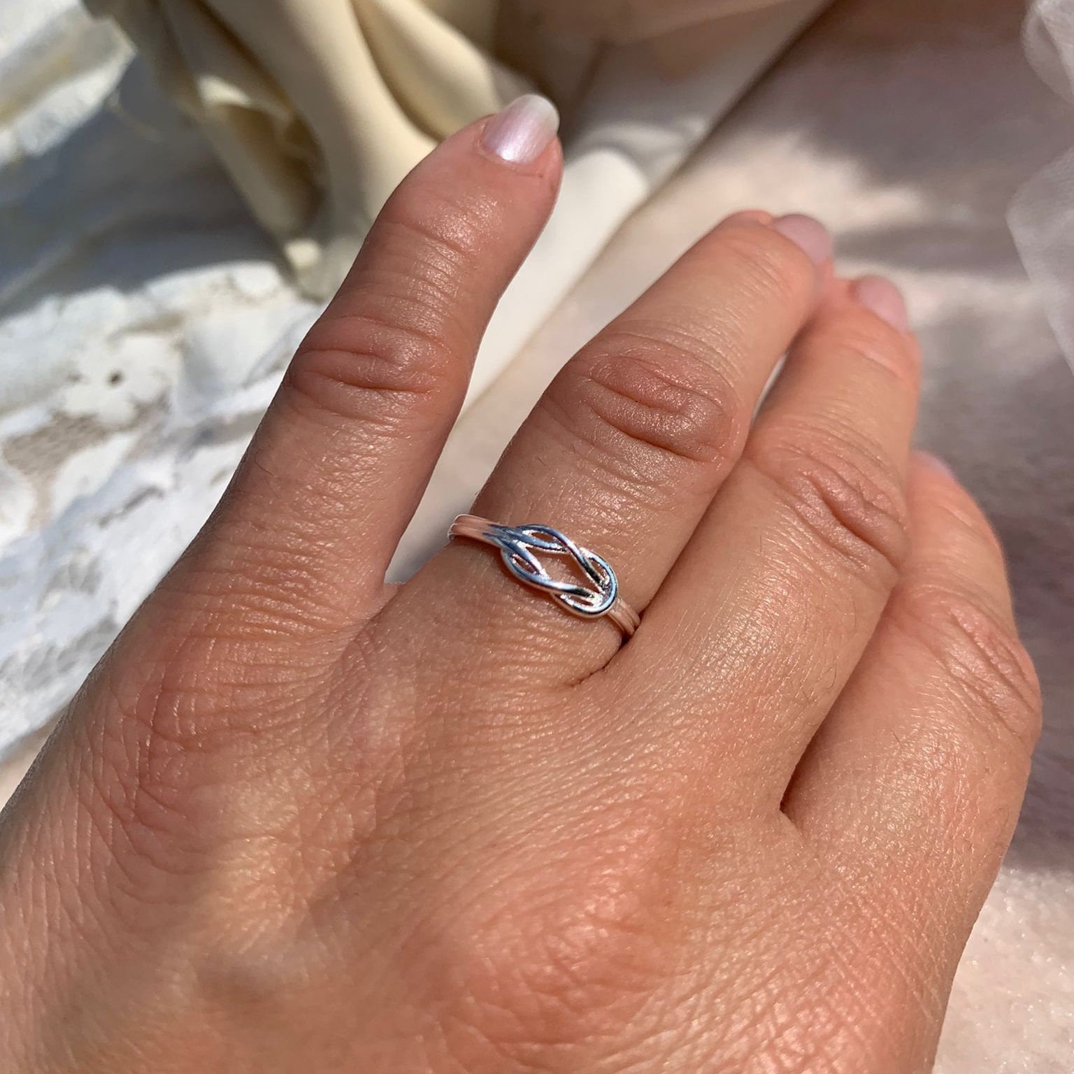 Friendship clearance knot ring