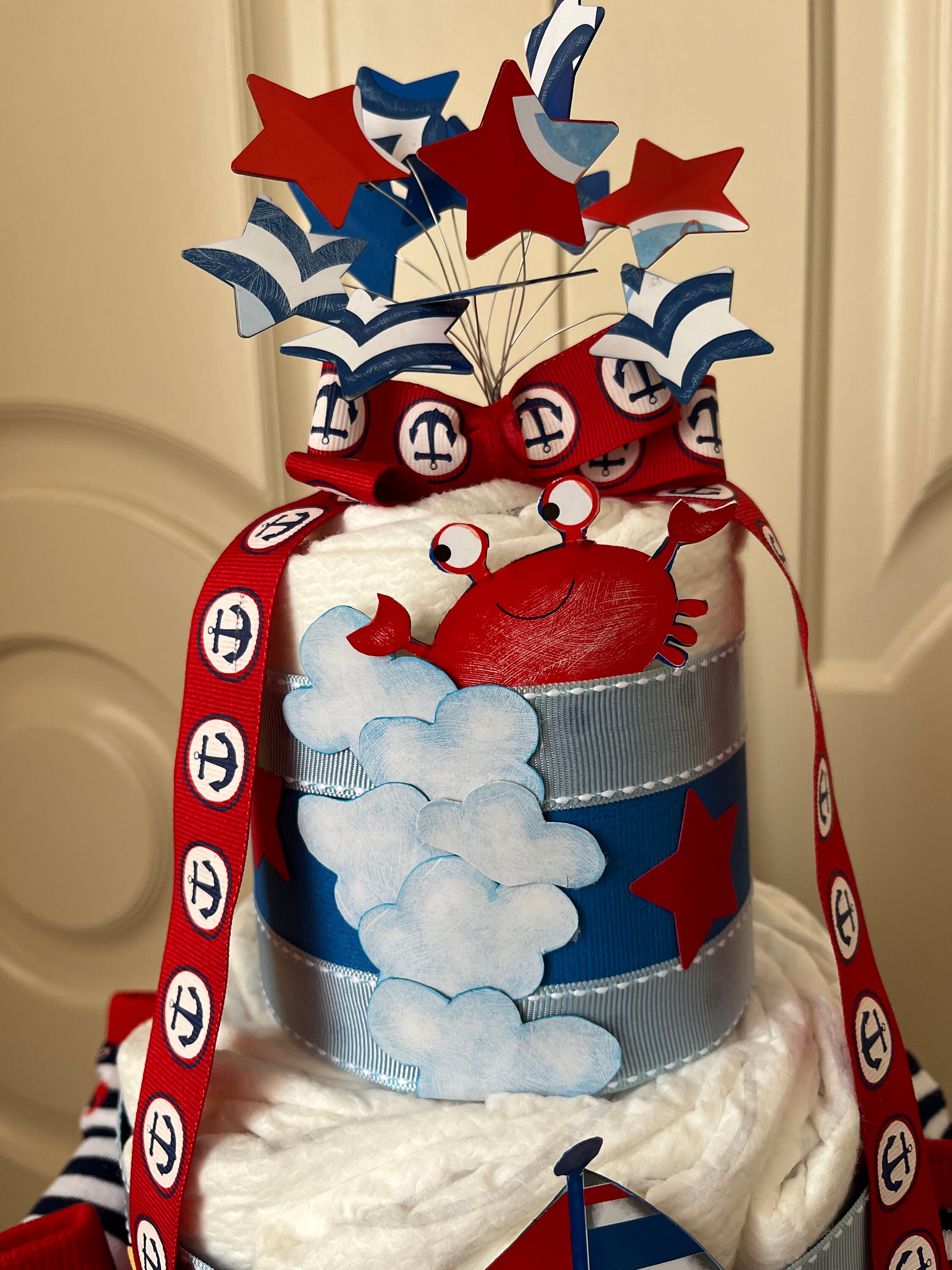Diaper Cake - Nautical Theme - Etsy