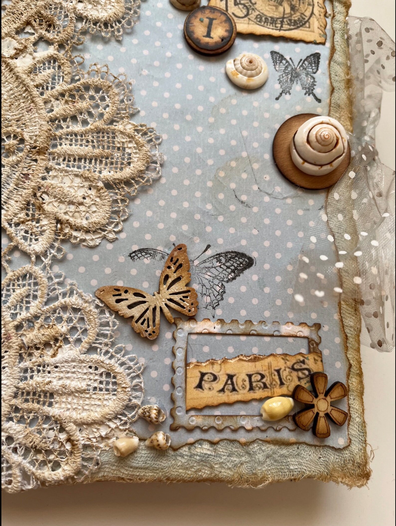 Shabby Chic Notebook Handmade Notebook Gift Rustic Journal - Etsy