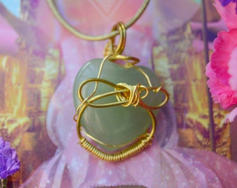 Jade Infinity Heart