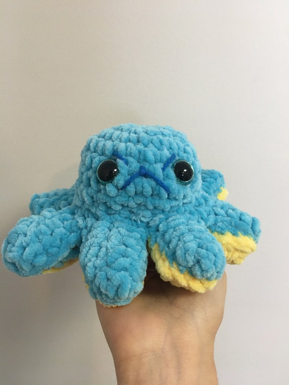 two faced octopus plush