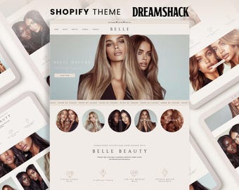 NEU! Belle Luxury Shopilly Theme: Fashion, Beauty, Hair