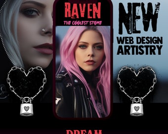 Motyw Grunge Emo Shopify, estetyka Scene Girl, estetyka Emo Core, ciemny sklep Shopify, estetyka emo punk, Shopify z lat 2000., Dreamshack