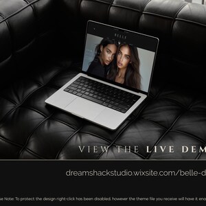 Dark Luxury Wix Website Template, Dark Classy Wix Website Template, Wix Website Template Luxury, Wix Website Template Premium, Dreamshack