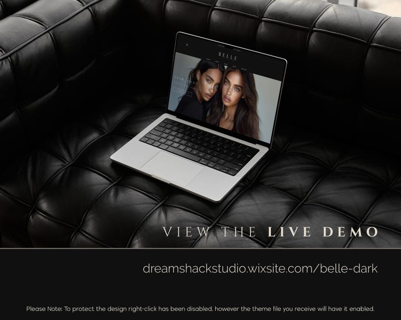 Dark Luxury Wix Website Template, Dark Classy Wix Website Template, Wix Website Template Luxury, Wix Website Template Premium, Dreamshack