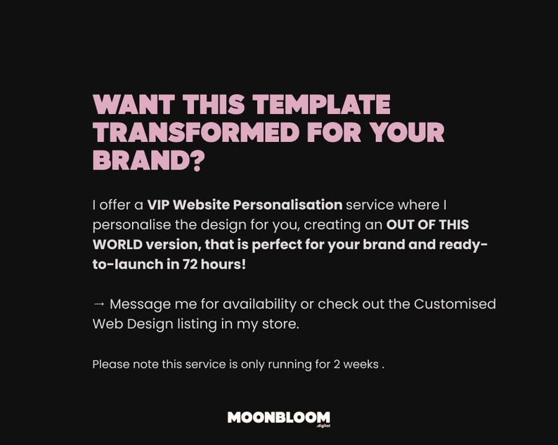 Luxury Squarespace Website Template: Fashion, Beauty, Photography image 9