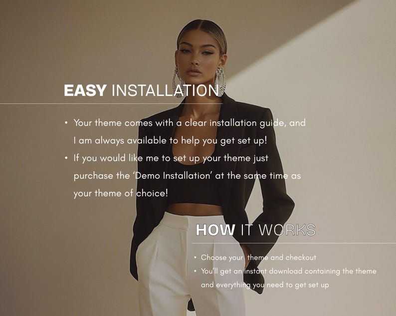 Feminine Shopify Theme, Pink and white Shopify Store, Shopify Theme for Fashion, Contemporary Shopify Design, Fashion Website