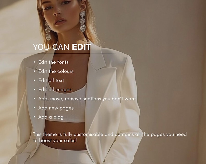 Feminine Shopify Theme, Pink and white Shopify Store, Shopify Theme for Fashion, Contemporary Shopify Design, Fashion Website