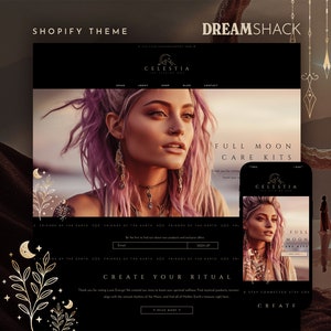 Premium-Spirituelles Shopilly-Thema, mystisches Shopigny-Theme, Magisches Shopigny-Theme, Shopilly-Website, Shopilly-Theme-Vorlage, Dreamshack