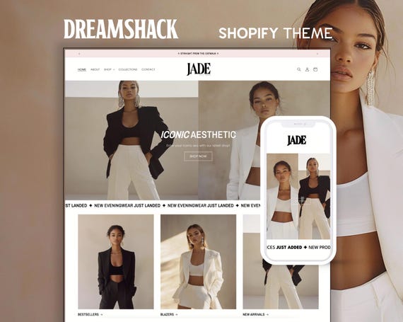Elegant Fashion Shopify Theme: Modern Feminine Design