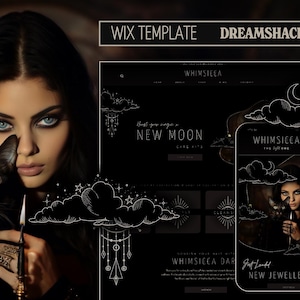 Magical Wix Website Template: Spiritual Business & Tarot