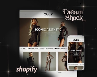 Modern Fashion Shopify Theme: Zoey - Dreamshack Design