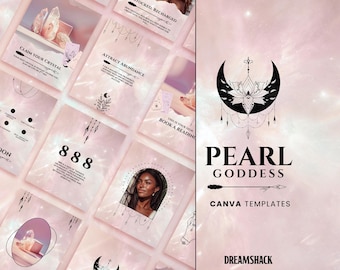 Perlengöttin Canva Templates von Dreamshack