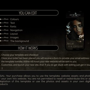 Green Witch Wix Website Template, Premium Magic Wix Website Template, Herbalist Wix Website Template, Wix Website Template Witchy,Dreamshack