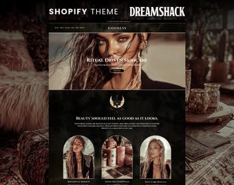 Dark Boho Goddess Shopilly Theme: Mystisch Fashion Template