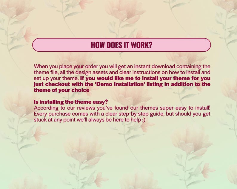 Cottagecore Shopify Theme, Floral Website Design, Floral Branding, Cottagecore Aesthetic Website, MoonBloom - previously Dreamshack image 9