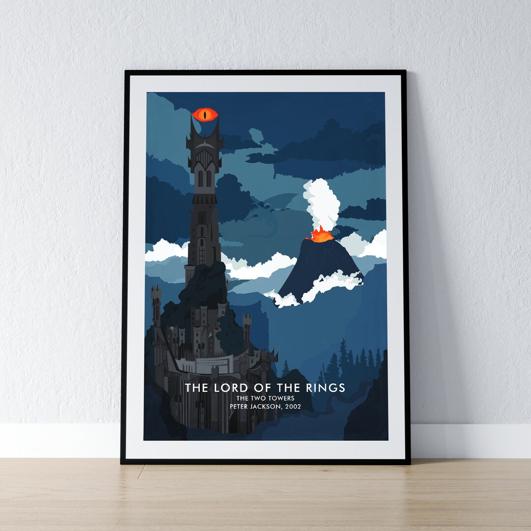 The Lord of the Rings Poster - the Two Towers - A3 & A4 Prints ...