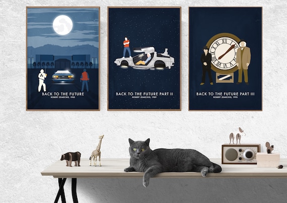 Back to the Future Trilogy 3-poster Set - A3 & A4 Prints