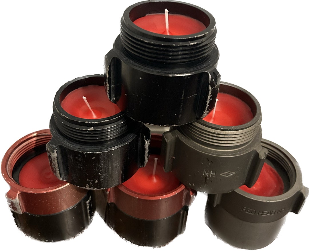 Fire Hose Coupling Cinnamon Candle Etsy