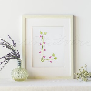 Digital download, Kids Art, Nursery Art, Fingerprint art