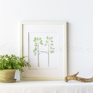 Digital download, Initial Art, Kids Art, Nursery Art, Fingerprint Art