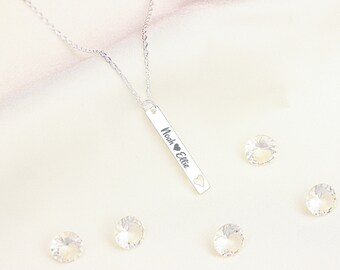 Collana da donna con ciondolo a forma di cuore, gioiello alla