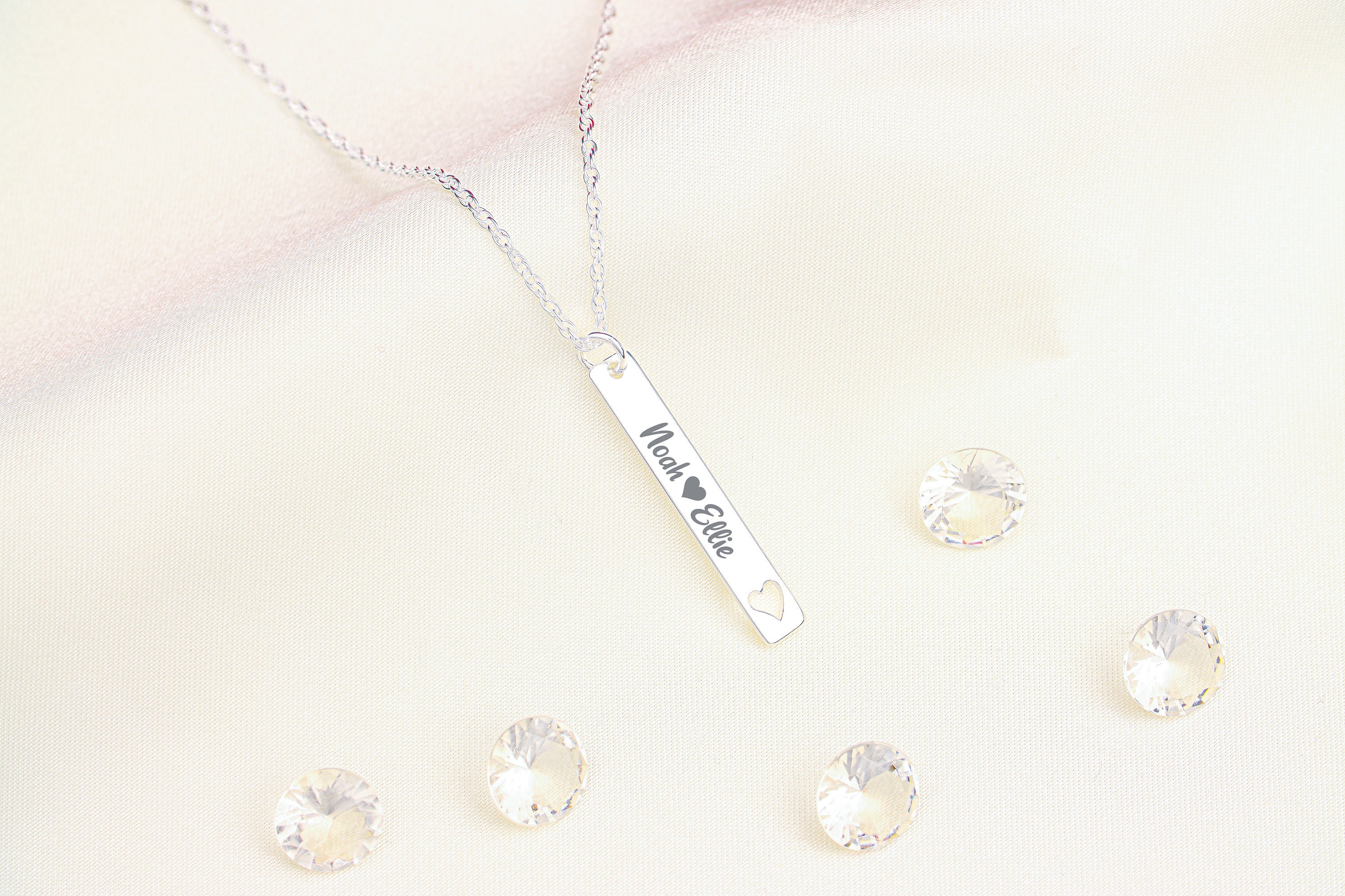 AXELUNA Collana In Argento Sterling 925 Con Barra Incisa 'Believe In You Like I Do' - Gioiello Ispiratore Per Donne In Scatola Regalo - 3