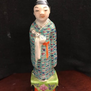 Antique Chinese Famille Rose Porcelain Figurine