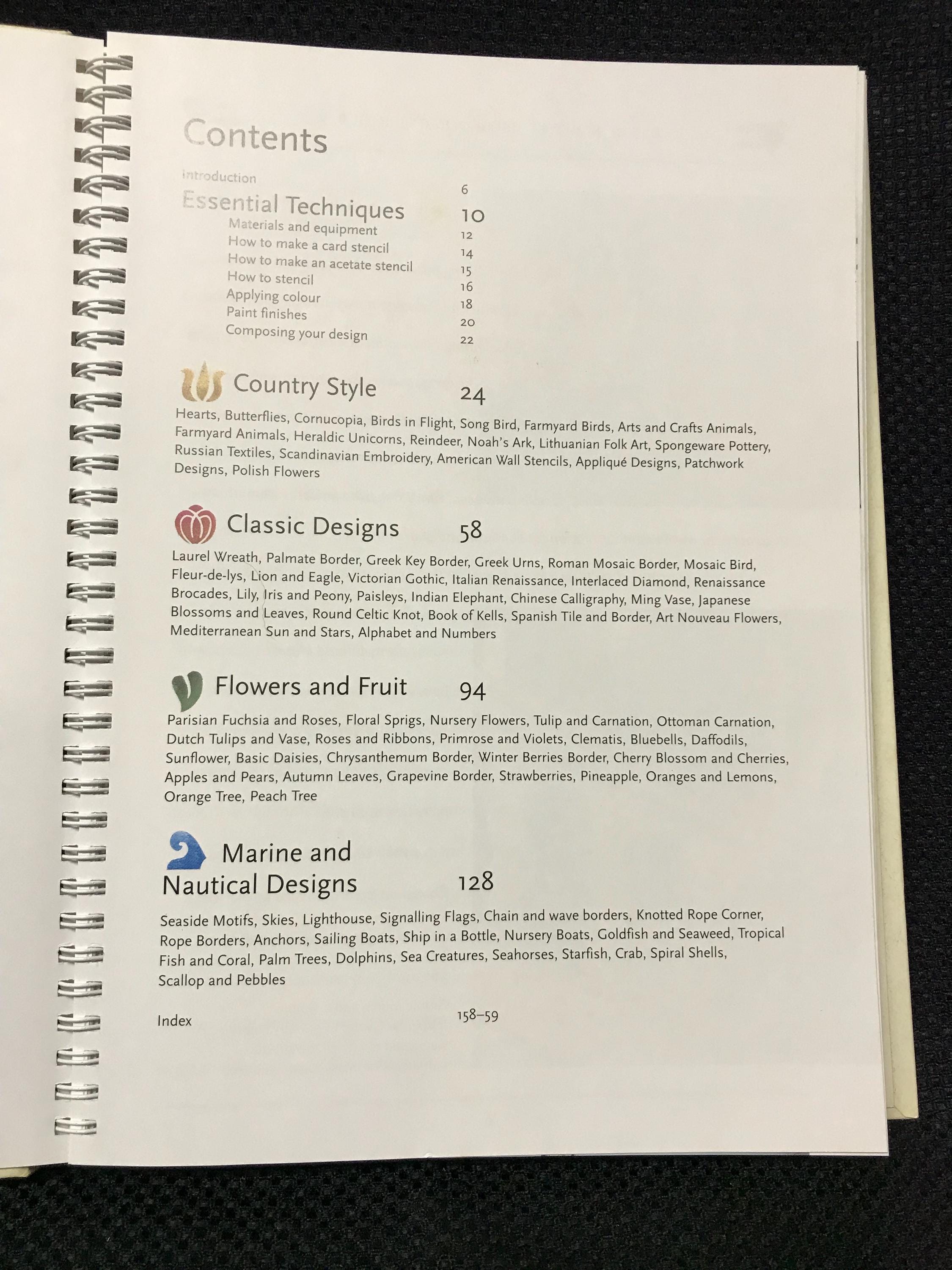 Stencil Source Book: A Collection of 200 Stencil Designs Lucinda ...