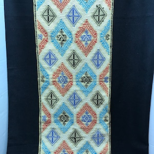 Hand woven colorful table runner